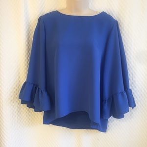 Royal blue blouse Size M Nordstrom
